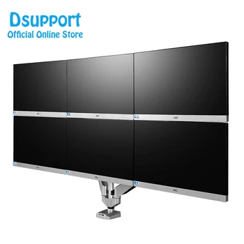 D7S Alüminyum Tam Hareket Altı Kol LCD LED TV askısı 10