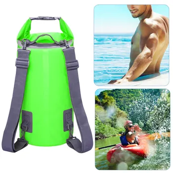 PVC Çanta Su Geçirmez Plaj Yüzmek Sırt Çantası Kova Kılıfı Kayaking Botla Balıkçılık