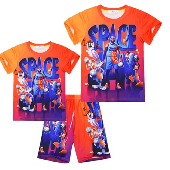 Film Uzay Reçel 2 Jersey James 2021 Cosplay Ayar Takımı Gömlek Yelek Şort Yaz Moda Yeni Basketbol spor elbise