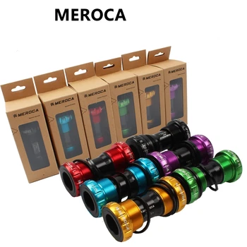 MEROCA MTB Dağ Bisikleti Alt Braket Entegre İçi Boş BB Bisiklet Vidalı Merkezi Aks Renkli